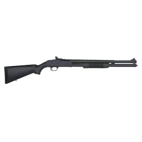 50567 Mossberg 500 Tactical Pump Action Shotgun 12 Gauge 20" Barrel with Heat Shield 3" Chamber 7 Rounds Ghost Ring Sights Synthetic Stock Mattel Blue 50567 Mossberg 500 Tactical Pump Action Shotgun 12 Gauge 20" Barrel with Heat Shield 3" Chamber 7 Rounds Ghost Ring Sights Synthetic Stock Mattel Blue