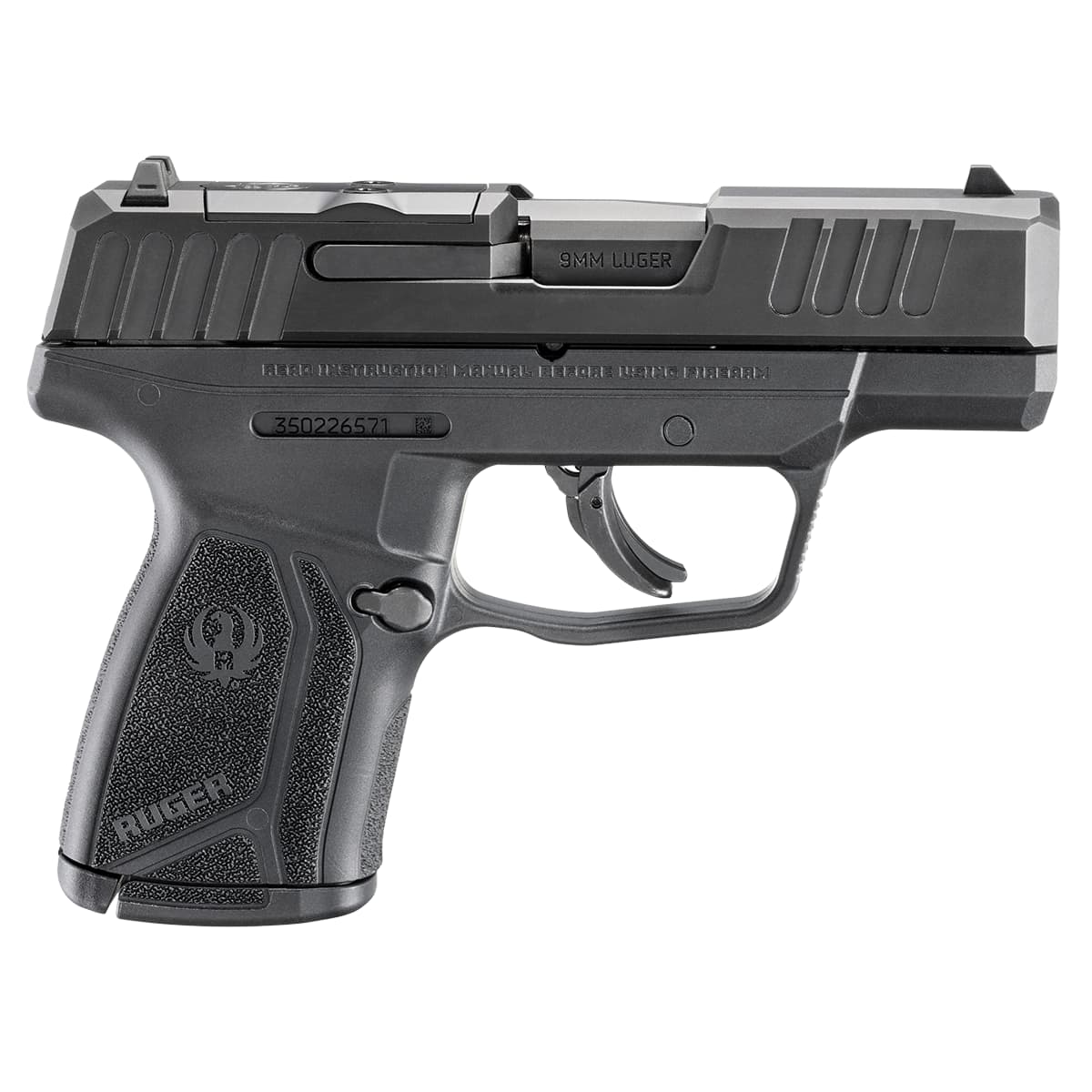 Ruger 3519 Max-9 Compact 9mm Luger 10+1 3.20" Black Nitride Alloy Steel Barrel Ruger 3519 Max-9 Compact 9mm Luger 10+1 3.20" Black Nitride Alloy Steel Barrel