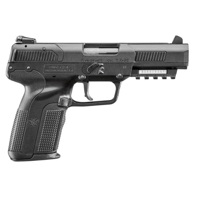 FN 3868929354 Five-seveN 5.7x28mm 4.80" 20+1 Black Black Steel Slide Black Polymer Grip FN 3868929354 Five-seveN 5.7x28mm 4.80" 20+1 Black Black Steel Slide Black Polymer Grip
