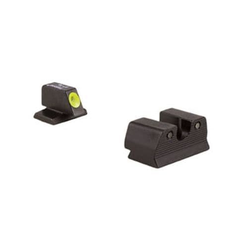 Trijicon HD XR Night Sights Yellow Front HD fits FN FNS-9, FNX-9, FNP-9 Pistols Trijicon HD XR Night Sights Yellow Front HD fits FN FNS-9, FNX-9, FNP-9 Pistols