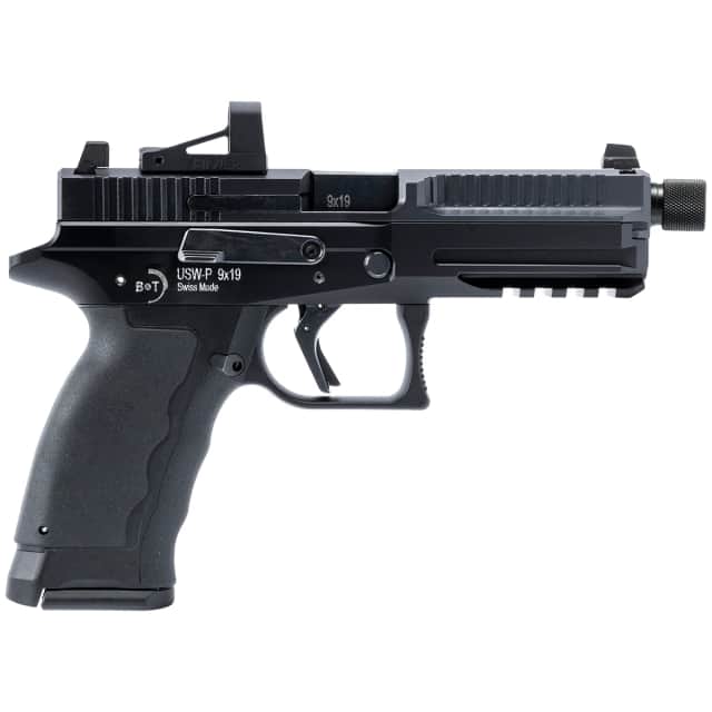 B&T Firearms BT490002 USW-P 9mm Luger 17+1/19+1 4.30" Threaded Barrel B&T Firearms BT490002 USW-P 9mm Luger 17+1/19+1 4.30" Threaded Barrel