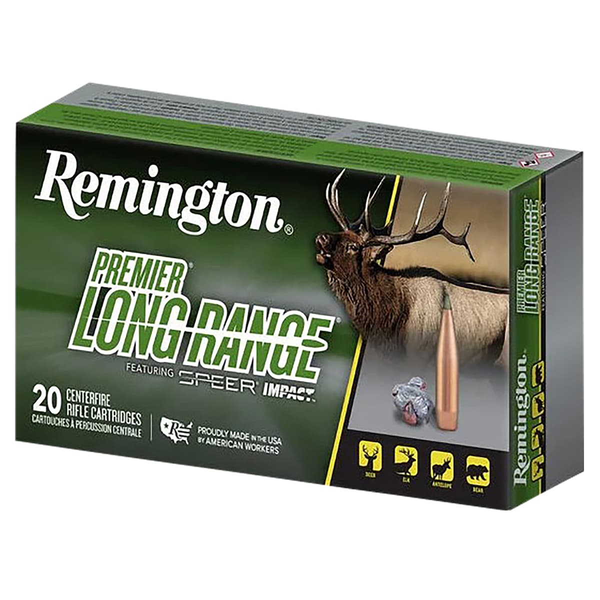 Remington Ammunition R28830 Premier Long Range 300PRC 215gr Speer Impact 20 Per Box Remington Ammunition R28830 Premier Long Range 300PRC 215gr Speer Impact 20 Per Box