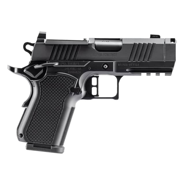 Alpha Foxtrot AA46X1QII-XDBK15-NVC AF1911 Attila Compact 9mm Luger 15+1 3.50" Bull Ramped Compensated Barrel Alpha Foxtrot AA46X1QII-XDBK15-NVC AF1911 Attila Compact 9mm Luger 15+1 3.50" Bull Ramped Compensated Barrel