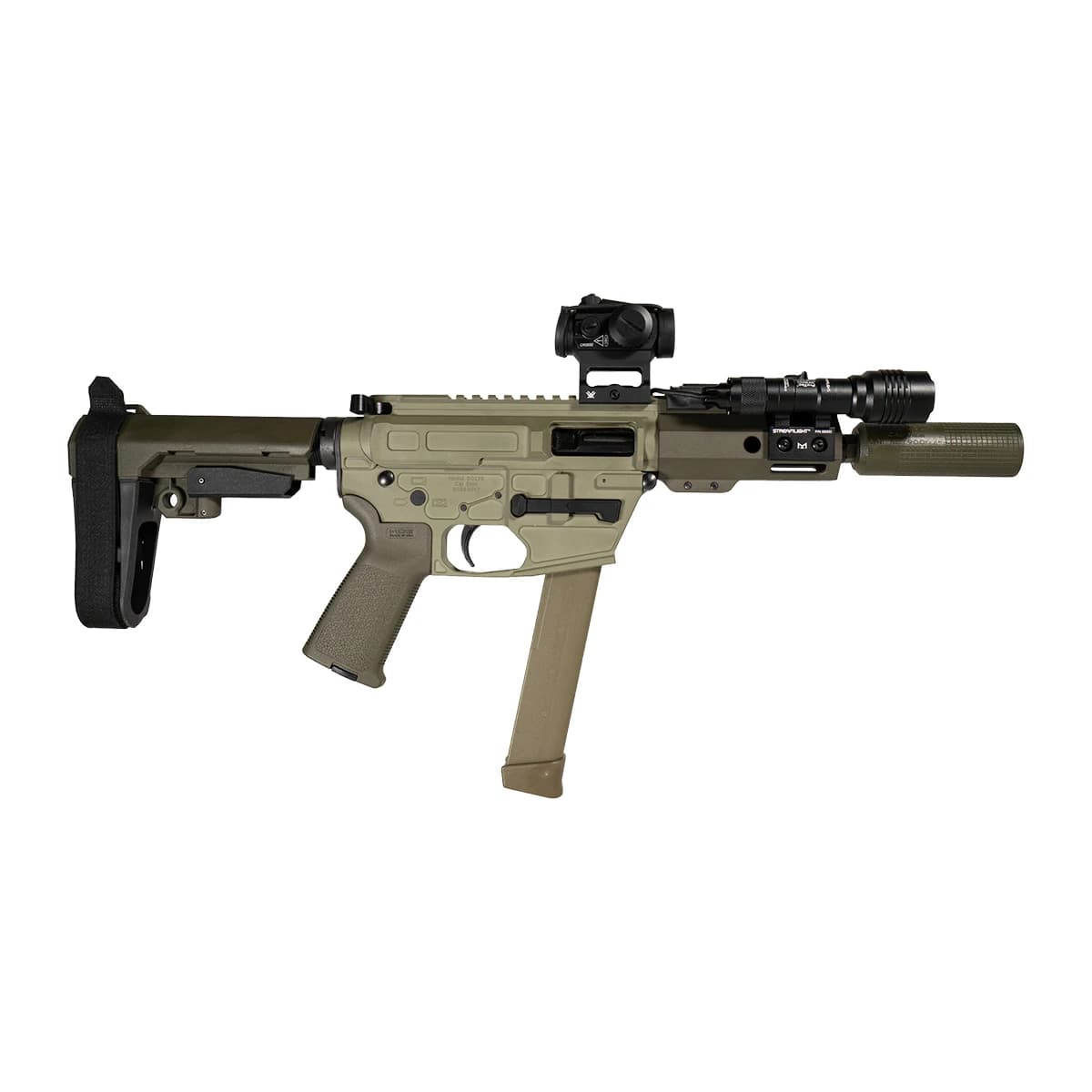 Shark Coast Tactical SCC8226CKNOLL-S Creepy Knoll 9mm Luger 30+1 7.50" Threaded Barrel Shark Coast Tactical SCC8226CKNOLL-S Creepy Knoll 9mm Luger 30+1 7.50" Threaded Barrel