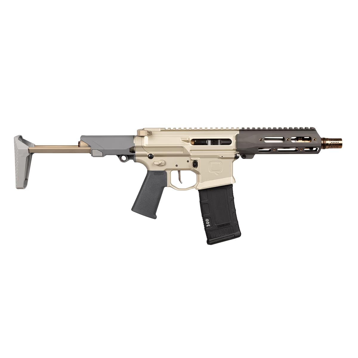 Q LLC HB300BLK7PISTOL Honey Badger 300 Blackout 30+1 7" Black Tapered Threaded Barrel Q LLC HB300BLK7PISTOL Honey Badger 300 Blackout 30+1 7" Black Tapered Threaded Barrel