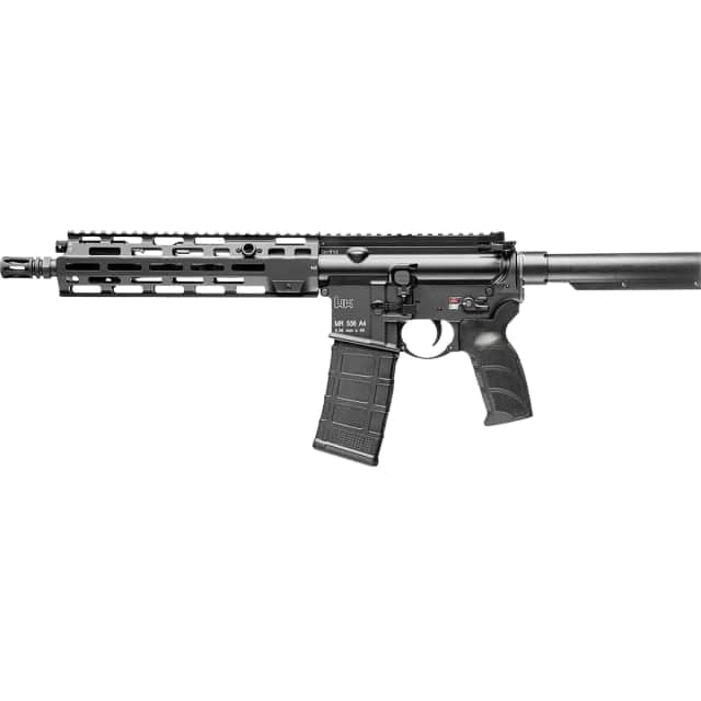 HK 81001050 MR556 A4 5.56x45mm 30+1 11" Black Threaded Barrel HK 81001050 MR556 A4 5.56x45mm 30+1 11" Black Threaded Barrel
