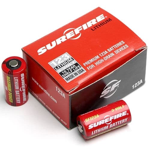 SureFire 123A Lithium Batteries Box of 12 SureFire 123A Lithium Batteries Box of 12