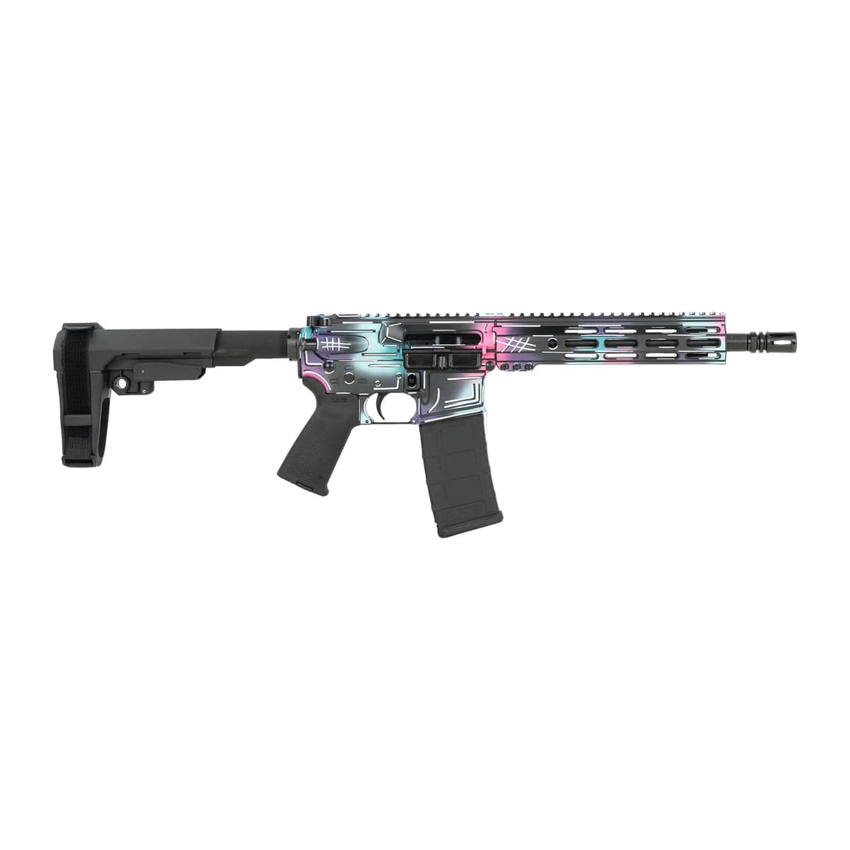 Shark Coast Tactical SCC07077DISCO-P Anime-15 Disco 5.56 NATO 30+1 10.50" Barrel Shark Coast Tactical SCC07077DISCO-P Anime-15 Disco 5.56 NATO 30+1 10.50" Barrel