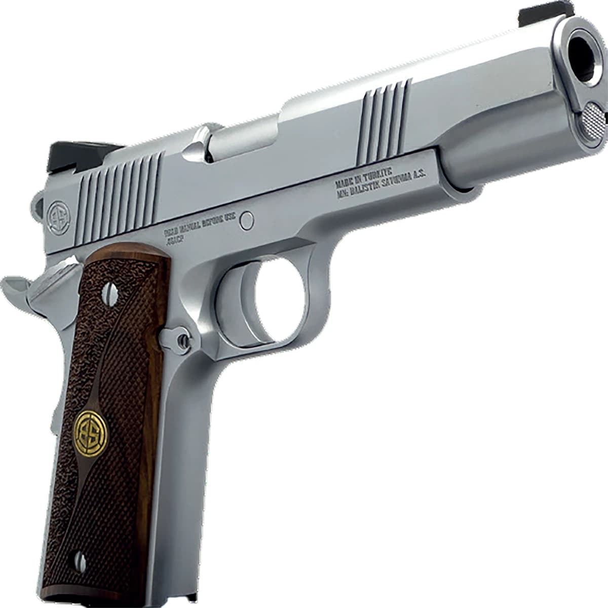 Dickinson LLC DKSN9S Adam 1911 White Commander 9mm Luger 9+1 4.25" Stainless Steel Button Rifled Barrel Dickinson LLC DKSN9S Adam 1911 White Commander 9mm Luger 9+1 4.25" Stainless Steel Button Rifled Barrel