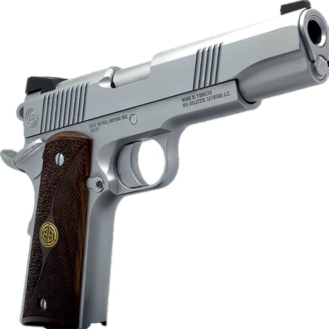 Dickinson LLC DKSN9S Adam 1911 White Commander 9mm Luger 9+1 4.25" Stainless Steel Button Rifled Barrel Dickinson LLC DKSN9S Adam 1911 White Commander 9mm Luger 9+1 4.25" Stainless Steel Button Rifled Barrel