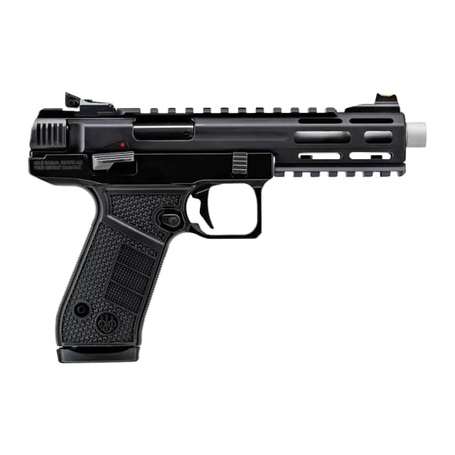 Beretta USA JB22TACMET10 B Series Jaguar Tac Full Size 22 LR 10+1 5.25" Stainless Threaded Barrel Beretta USA JB22TACMET10 B Series Jaguar Tac Full Size 22 LR 10+1 5.25" Stainless Threaded Barrel