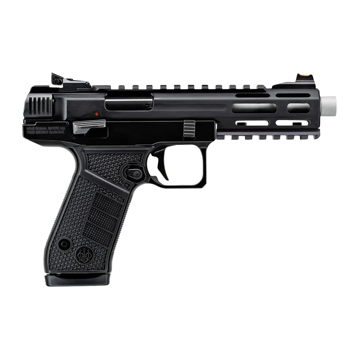 Beretta USA JB22TACMET15 B Series Jaguar Tac Full Size 22 LR 15+1 5.25" Stainless Threaded Barrel Beretta USA JB22TACMET15 B Series Jaguar Tac Full Size 22 LR 15+1 5.25" Stainless Threaded Barrel