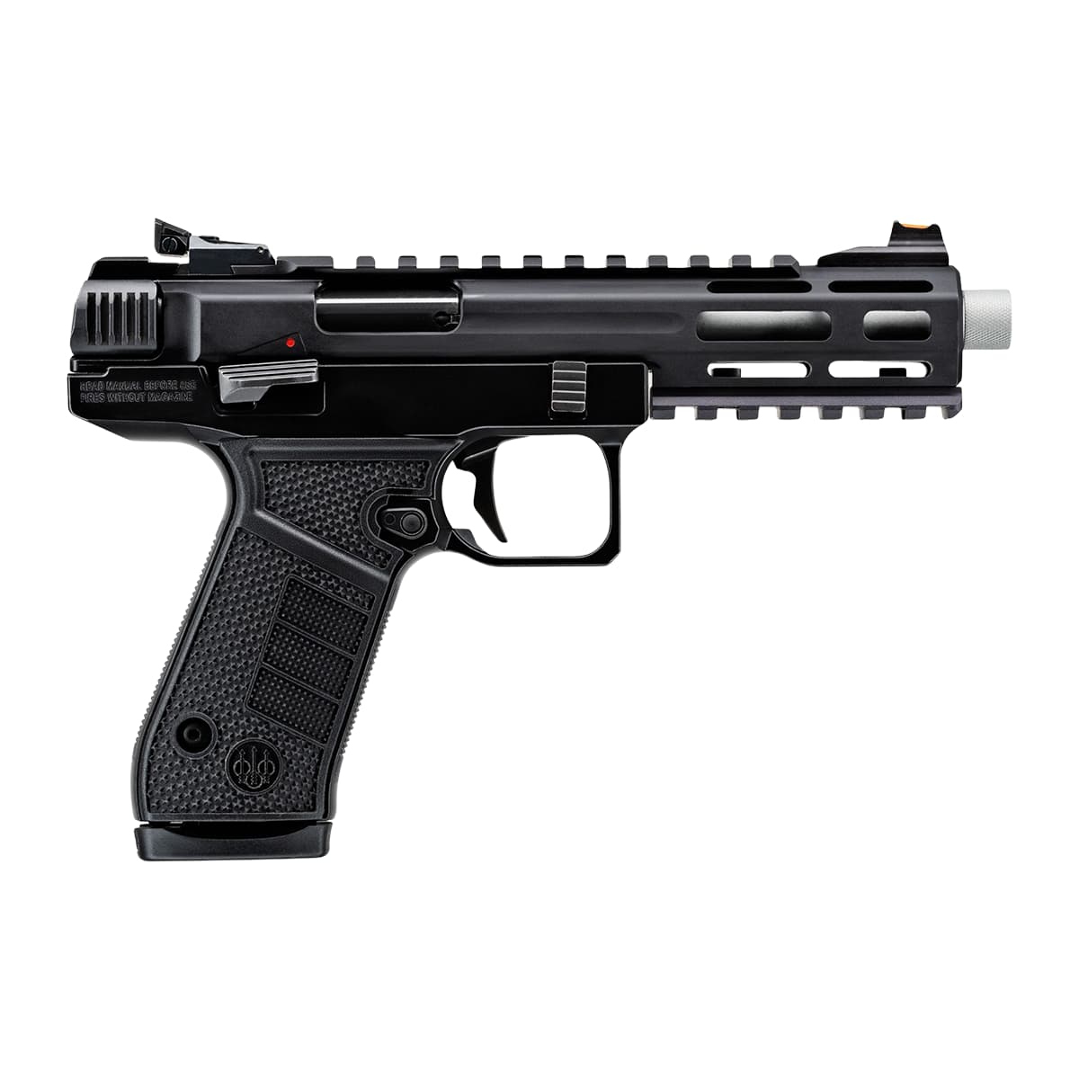 Beretta USA JB22TACMET10SB B Series Jaguar Tac Full Size 22 LR 10+1 5.25" Stainless Barrel Beretta USA JB22TACMET10SB B Series Jaguar Tac Full Size 22 LR 10+1 5.25" Stainless Barrel