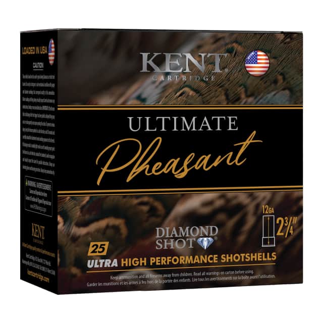 Kent Cartridge K12UPH404X6 Ultimate Pheasant 12Gauge 2.75" 1 3/8 oz 4/6 Shot 25 Per Box Kent Cartridge K12UPH404X6 Ultimate Pheasant 12Gauge 2.75" 1 3/8 oz 4/6 Shot 25 Per Box