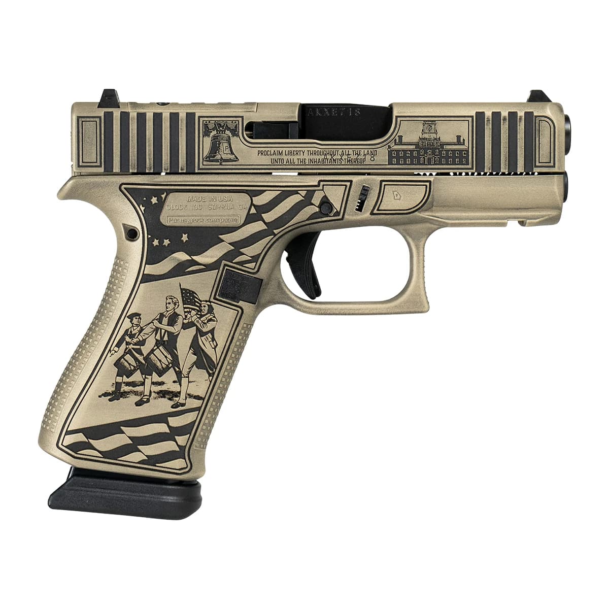 Glock UX4350204NR15ORSPT76 G43X Liberty 9mm Luger 15+1 3.41" Barrel Glock UX4350204NR15ORSPT76 G43X Liberty 9mm Luger 15+1 3.41" Barrel