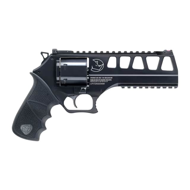 Chiappa Firearms 340350 Rhino 60DS L Frame 44 Mag 6 Shot 6" Black Steel Barrel & Cylinder Chiappa Firearms 340350 Rhino 60DS L Frame 44 Mag 6 Shot 6" Black Steel Barrel & Cylinder