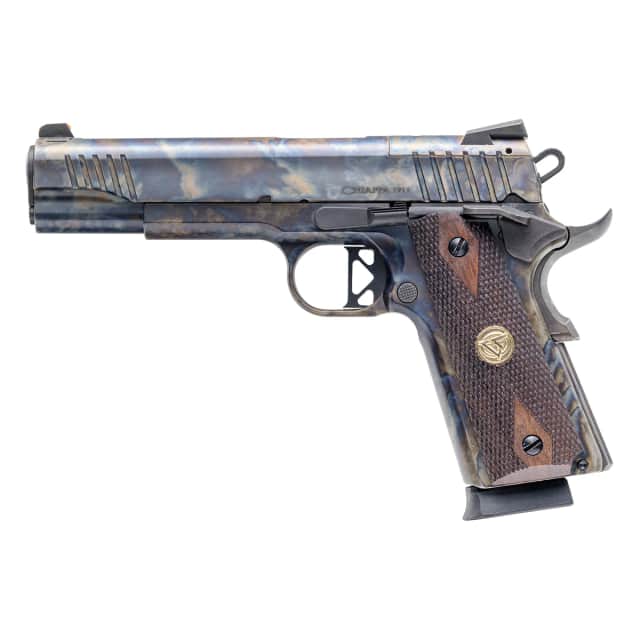 Chiappa Firearms 440235 1911 Superior Full Size Frame 45 ACP 8+1 5" Color Case Hardened Optic Ready Chiappa Firearms 440235 1911 Superior Full Size Frame 45 ACP 8+1 5" Color Case Hardened Optic Ready