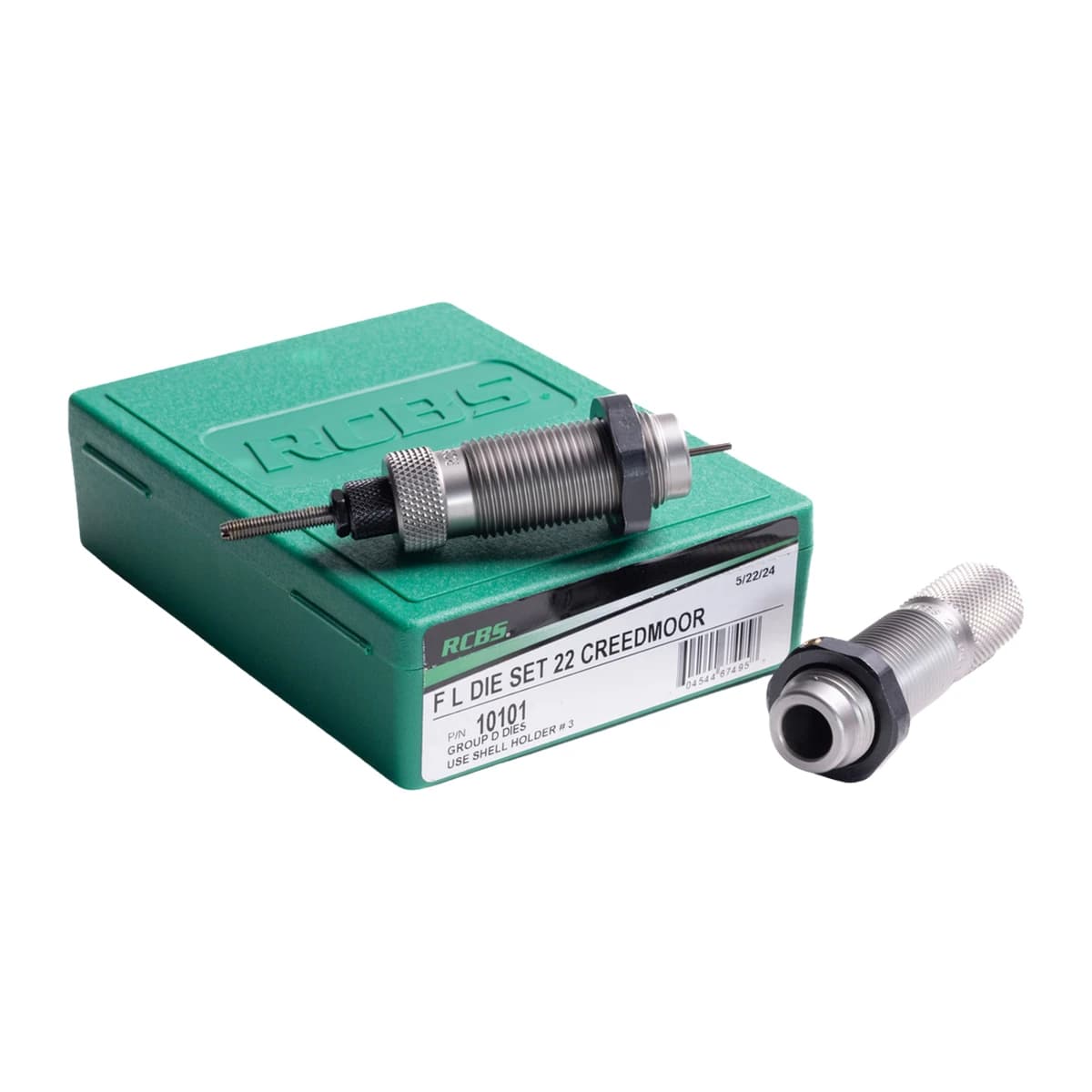 RCBS 10101 Full Length 22 Creedmoor Reloading Die RCBS 10101 Full Length 22 Creedmoor Reloading Die