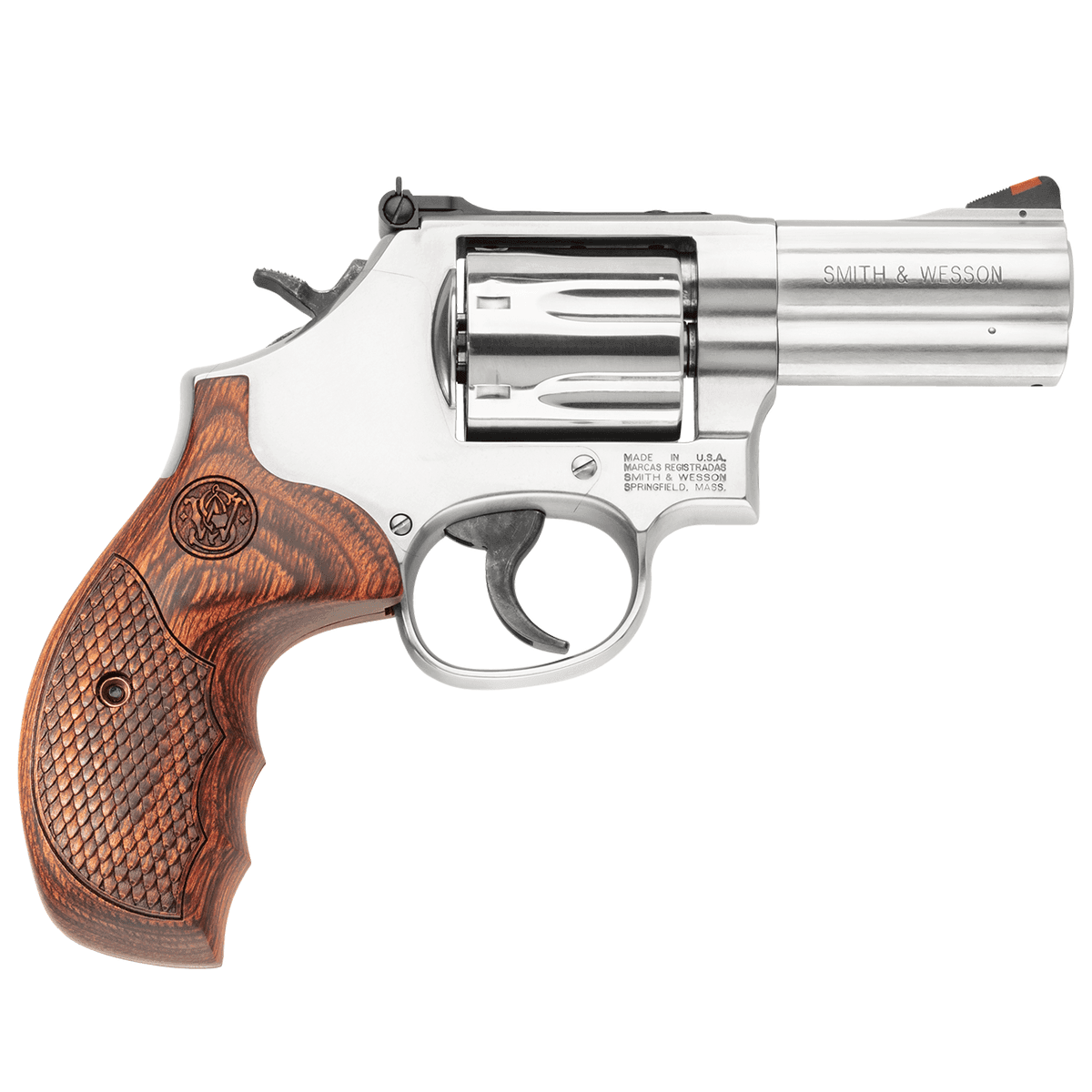 Smith & Wesson 150713 Model 686 Plus Deluxe 357 Mag or 38 S&W Spl +P Stainless Steel 3" CCW Pistol Smith & Wesson 150713 Model 686 Plus Deluxe 357 Mag or 38 S&W Spl +P Stainless Steel 3" CCW Pistol