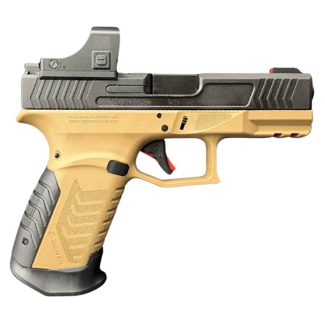 Derya Firearms DY9.BROTSS.SAUCE.US DY9 w/Optic 9mm Luger 15+1 4.02" Black Nitride Stainless Steel Optic Cut Derya Firearms DY9.BROTSS.SAUCE.US DY9 w/Optic 9mm Luger 15+1 4.02" Black Nitride Stainless Steel Optic Cut