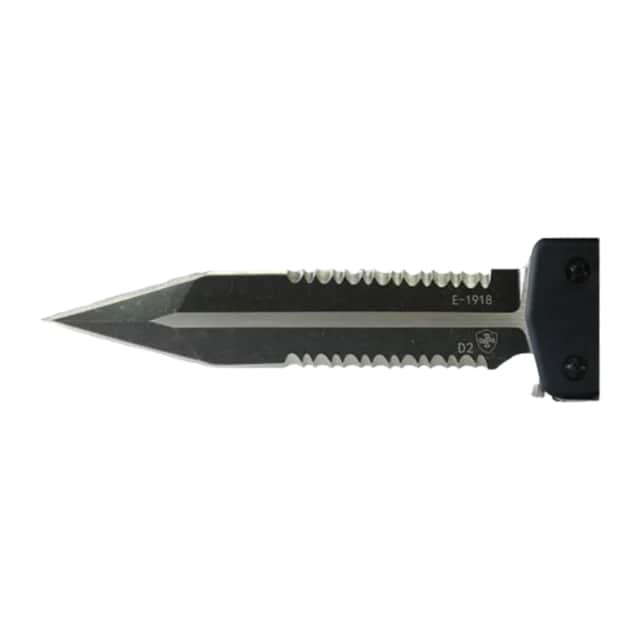Templar Knife S3BR431 Gen III OTF Dagger Part Serrated 440C SS Blade, Black Aluminum/Rubber Handle Templar Knife S3BR431 Gen III OTF Dagger Part Serrated 440C SS Blade, Black Aluminum/Rubber Handle