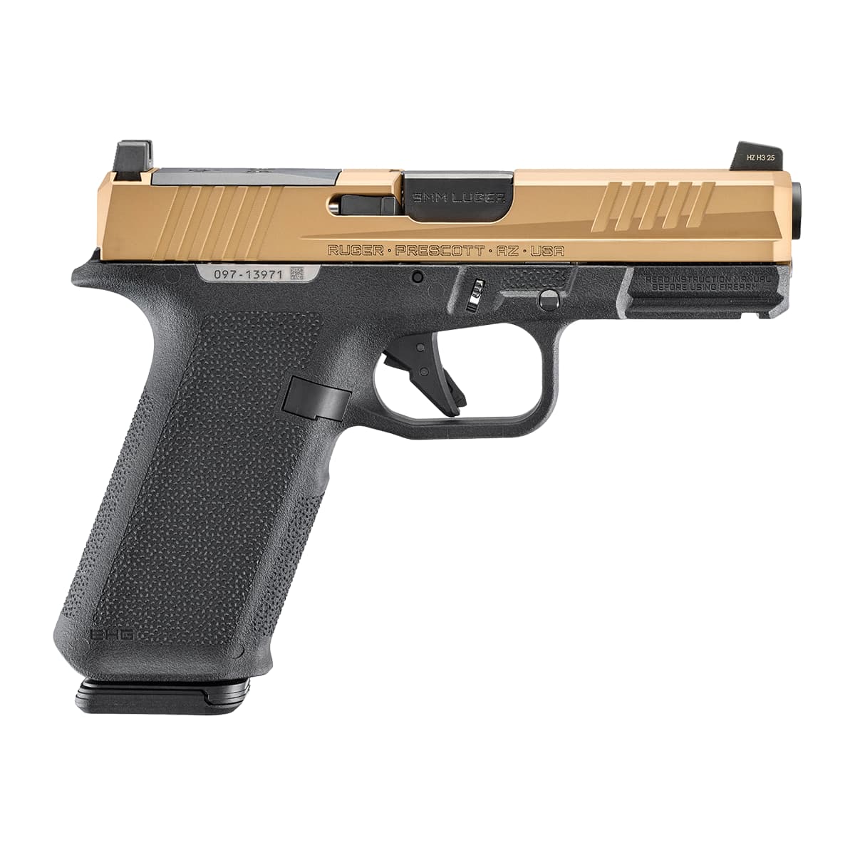 Ruger 19498 RXM 9mm Luger 17+1 4" Black FNC Nitride Barrel Ruger 19498 RXM 9mm Luger 17+1 4" Black FNC Nitride Barrel