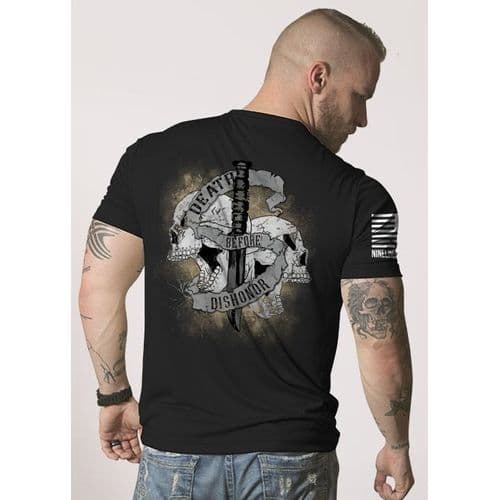 9 Line Men's T-Shirt - American Til Death - Midnight Navy 9 Line Men's T-Shirt - American Til Death - Midnight Navy
