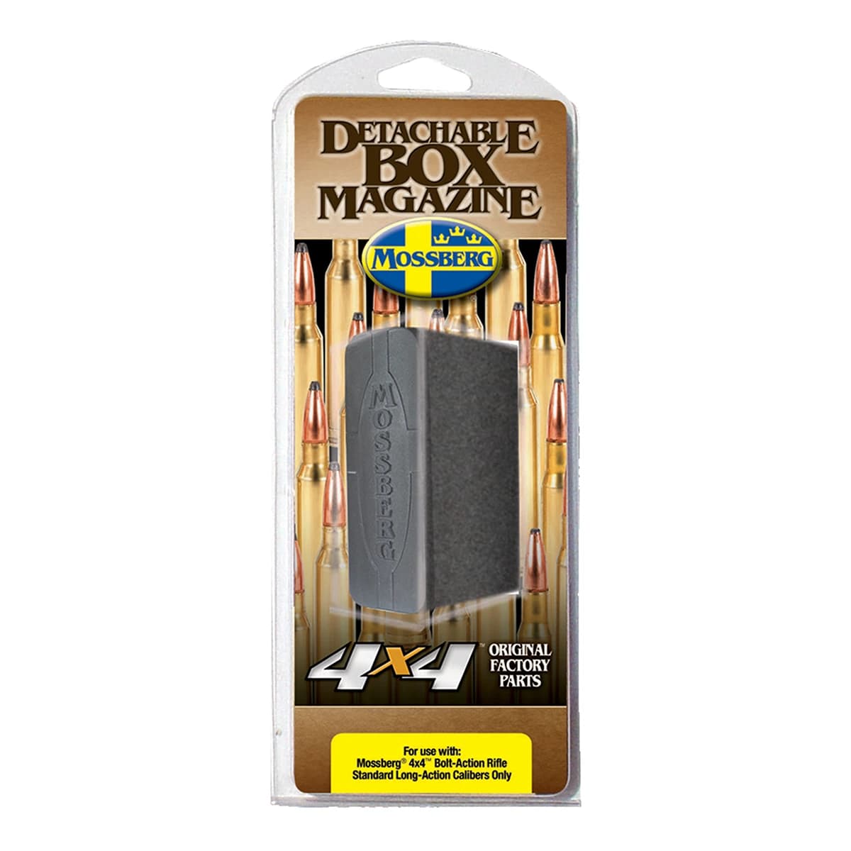 Mossberg 95033 Drop Box Magazine Patriot 5rd 270 Win/30-06 Springfield/25-06 Rem Fits Mossberg 4x4 Long Action Mossberg 95033 Drop Box Magazine Patriot 5rd 270 Win/30-06 Springfield/25-06 Rem Fits Mossberg 4x4 Long Action