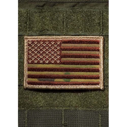 9 Line Camo American Flag Patch - PATCH-CLOTH-USFLAG-MULTICAM 9 Line Camo American Flag Patch - PATCH-CLOTH-USFLAG-MULTICAM