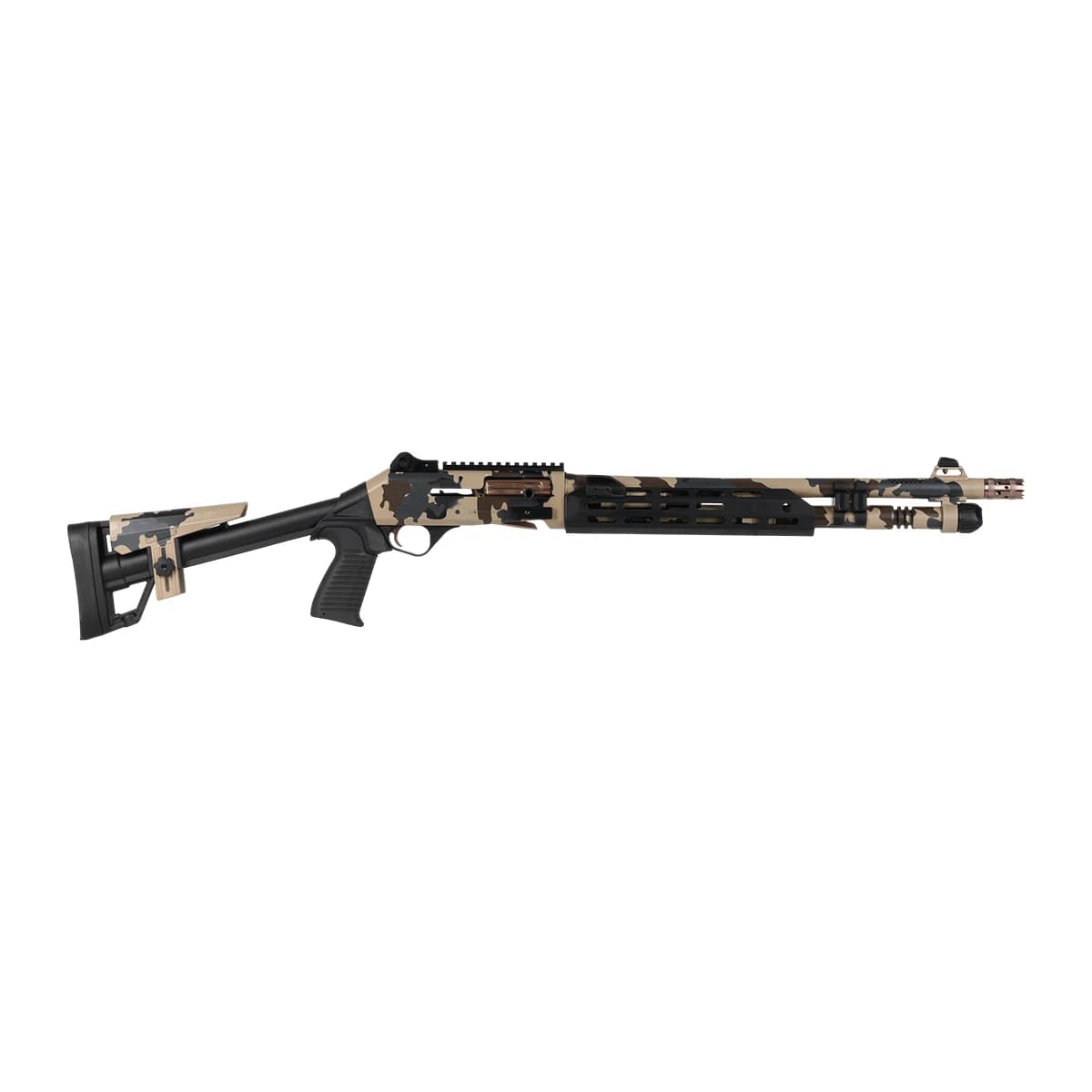 Panzer Arms PAM4CSSFCTMFSS M4 Speed Pro 12 Gauge Semi-Auto 3" 5+1 18.50" FDE Scorpion Camo Panzer Arms PAM4CSSFCTMFSS M4 Speed Pro 12 Gauge Semi-Auto 3" 5+1 18.50" FDE Scorpion Camo