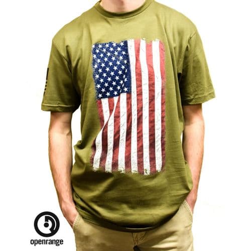 9 Line Sig Flag 18 T-Shirt - Military Green 9 Line Sig Flag 18 T-Shirt - Military Green