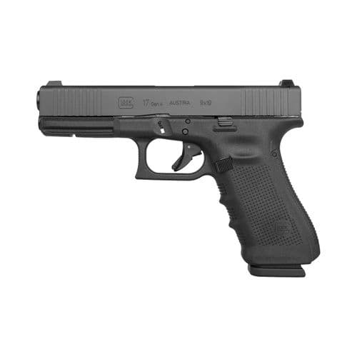 Glock 17 Gen 4 FS 9mm G17 Serrated Slide Extended Controls Glock 17 Gen 4 FS 9mm G17 Serrated Slide Extended Controls