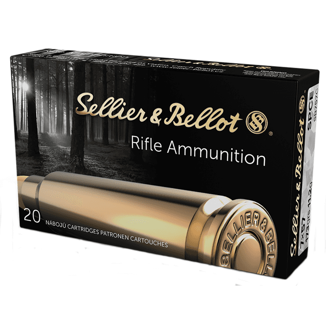 Sellier & Bellot Rifle 7x57mm Mauser 173gr Soft Point Cut Through Edge 20 Per Box Sellier & Bellot Rifle 7x57mm Mauser 173gr Soft Point Cut Through Edge 20 Per Box