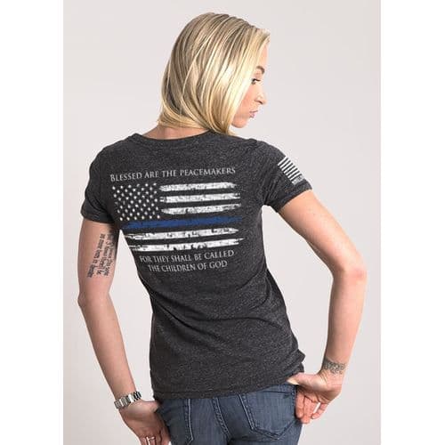 9 Line Women's Relaxed Fit T-Shirt - Thin Blue Line 9 Line Women's Relaxed Fit T-Shirt - Thin Blue Line
