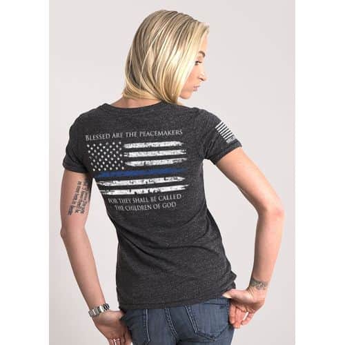 9 Line Women's Relaxed Fit T-Shirt - Thin Blue Line 9 Line Women's Relaxed Fit T-Shirt - Thin Blue Line