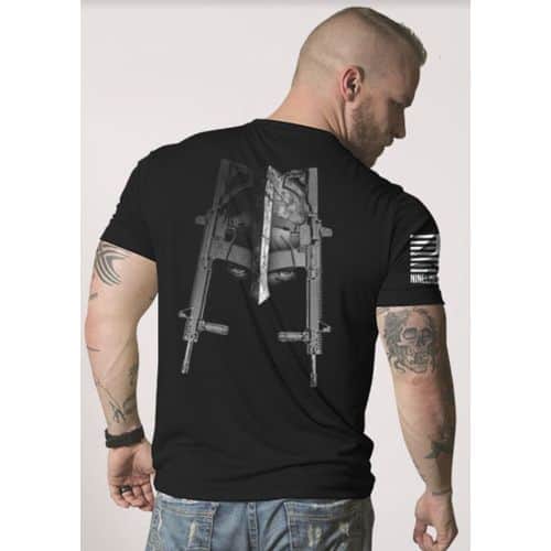 9 Line Men's Moisture Wiking Daniel Defense Spartan T-Shirt - Black 9 Line Men's Moisture Wiking Daniel Defense Spartan T-Shirt - Black