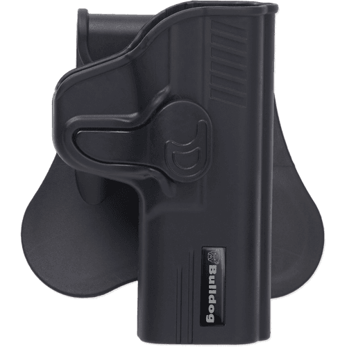 Bulldog RR1911 Rapid Release OWB Black Polymer Paddle Fits 1911 Fits 5" Barrel Right Hand Bulldog RR1911 Rapid Release OWB Black Polymer Paddle Fits 1911 Fits 5" Barrel Right Hand