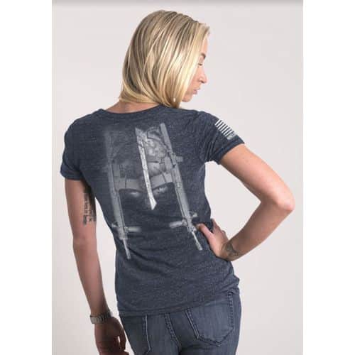 9 Lline Daniel Defense Women's Spartan T-Shirt - Navy 9 Lline Daniel Defense Women's Spartan T-Shirt - Navy