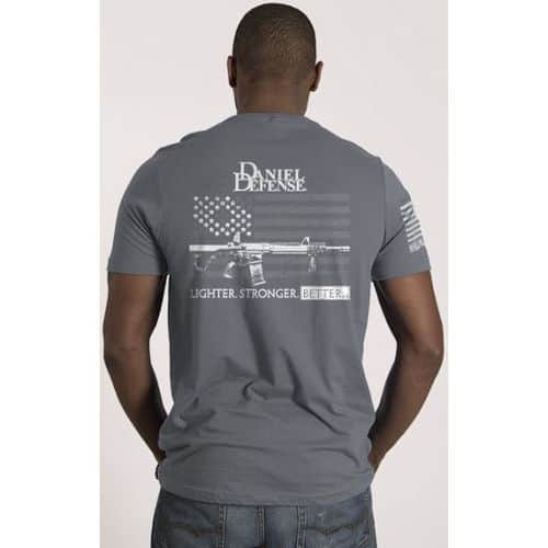 9 Line Men's Daniel Defense Old Glory T-Shirt - Heavymetal 9 Line Men's Daniel Defense Old Glory T-Shirt - Heavymetal