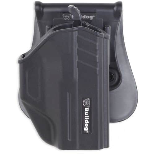 BullDog Thumb Release Polymer Holster w/Universal Magazine Holder for S&W M&P Standard and all M&P 2.0 BullDog Thumb Release Polymer Holster w/Universal Magazine Holder for S&W M&P Standard and all M&P 2.0