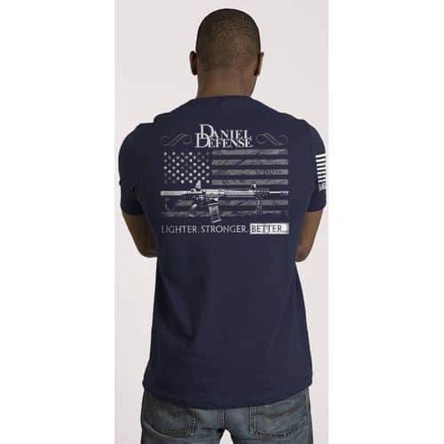 9 Line Men's Daniel Defense T-Shirt - Navy 9 Line Men's Daniel Defense T-Shirt - Navy