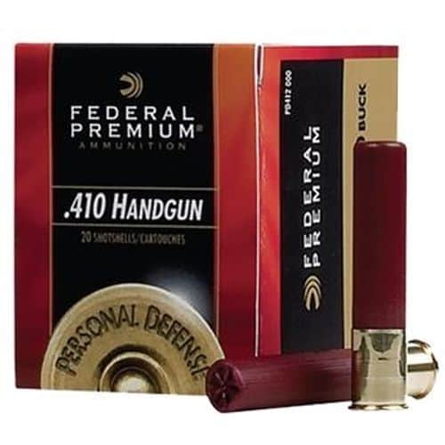 Federal Premium Personal Defense 410Gauge 3" 5Pellets 000BuckShot 20 Per Box Federal Premium Personal Defense 410Gauge 3" 5Pellets 000BuckShot 20 Per Box