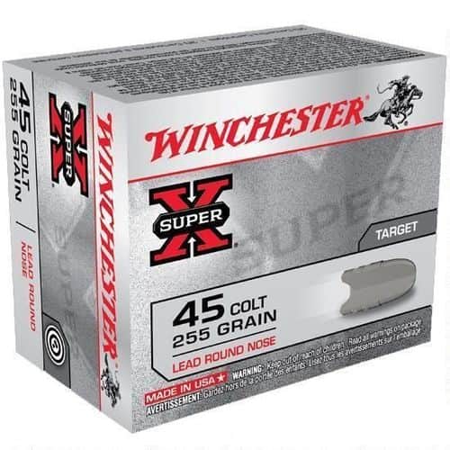 Winchester Super X .45 Colt Ammunition 20 Rounds, LRN, 255 Grain Winchester Super X .45 Colt Ammunition 20 Rounds, LRN, 255 Grain