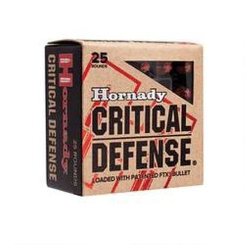 Hornady Critical Defense .32 NAA Ammunition 25 Rounds FTX 80 Grains Hornady Critical Defense .32 NAA Ammunition 25 Rounds FTX 80 Grains