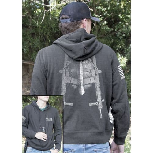 9 Line Daniel Defense Spartan Light Weight Tailgater Sweatshirt - Charcoal 9 Line Daniel Defense Spartan Light Weight Tailgater Sweatshirt - Charcoal