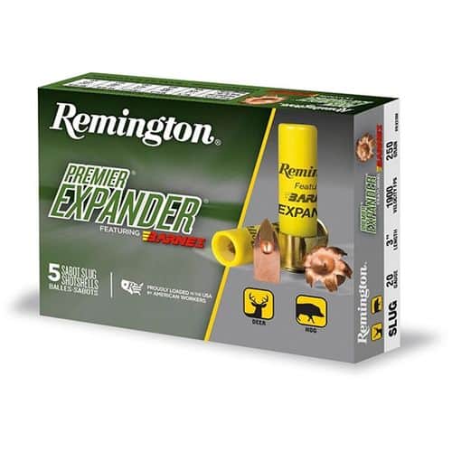 Remington Premier Expander Barnes Slug 20ga Remington Premier Expander Barnes Slug 20ga