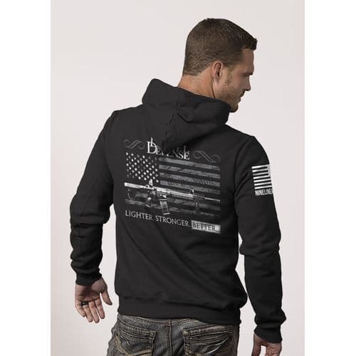 9 Line Daniel Defense Old Glory Hoodie - Black 9 Line Daniel Defense Old Glory Hoodie - Black