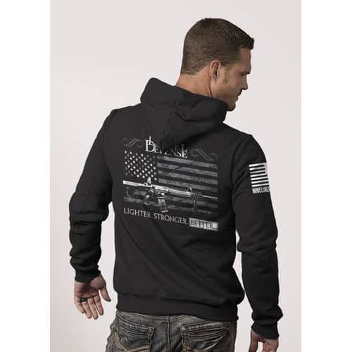 9 Line Daniel Defense Old Glory Hoodie - Black 9 Line Daniel Defense Old Glory Hoodie - Black