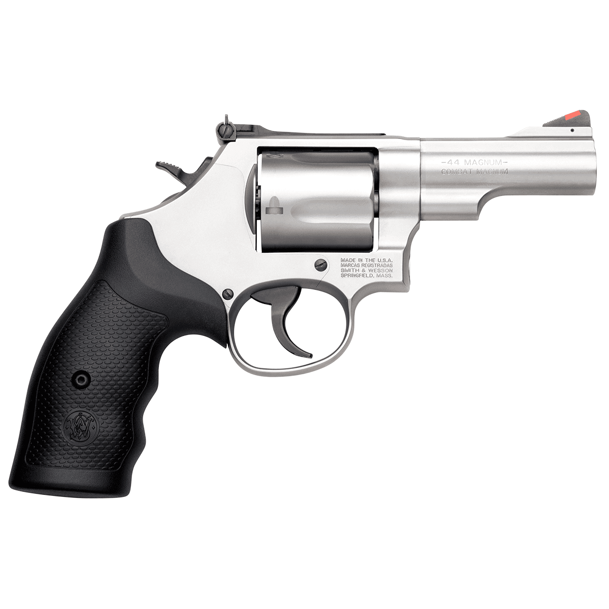 Smith & Wesson Model 69 Combat Magnum 44 Magnum 2.75" Barrel 5 Round Stainless Steel Revolver 10064 Smith & Wesson Model 69 Combat Magnum 44 Magnum 2.75" Barrel 5 Round Stainless Steel Revolver 10064