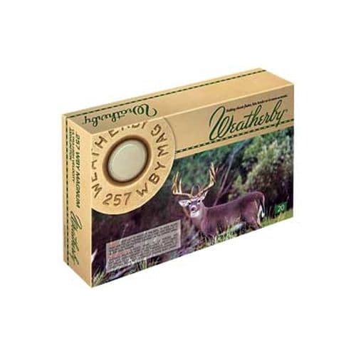 Weatherby .257 WBY Magnum Rifle Ammo - G257100SR Weatherby .257 WBY Magnum Rifle Ammo - G257100SR
